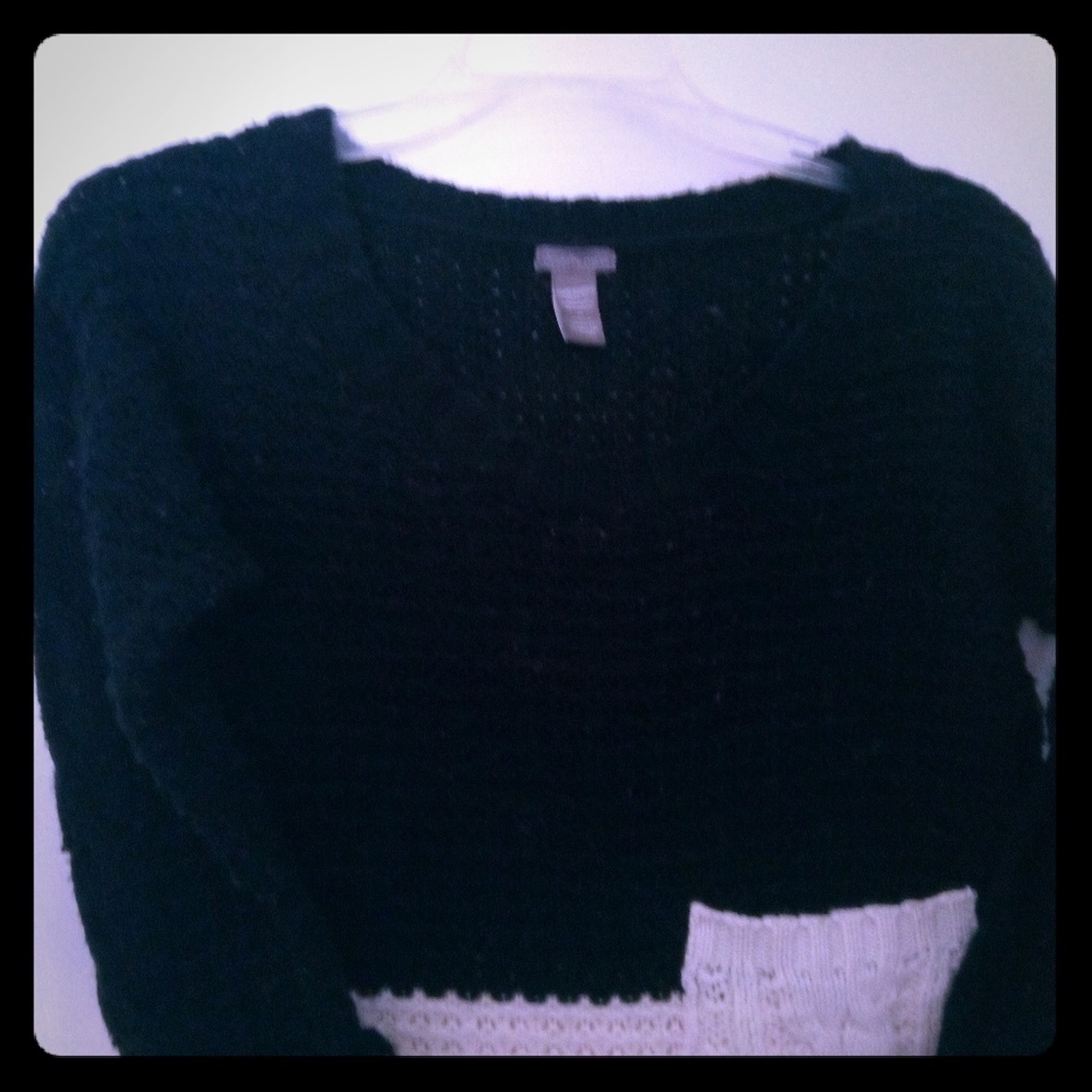 Crop sweater